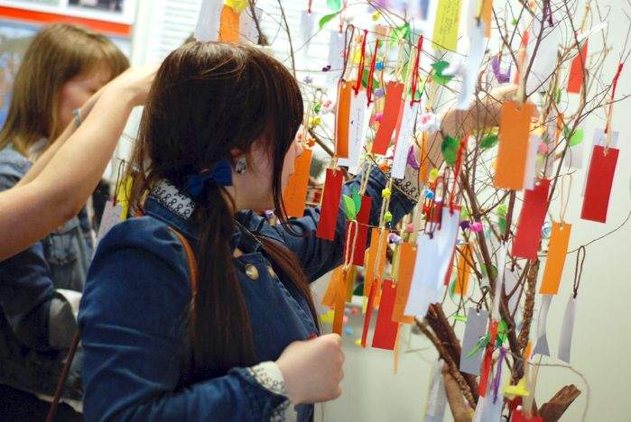 A Japanese wish tree «struck its roots» in the Museum and exhibition complex of VSUES