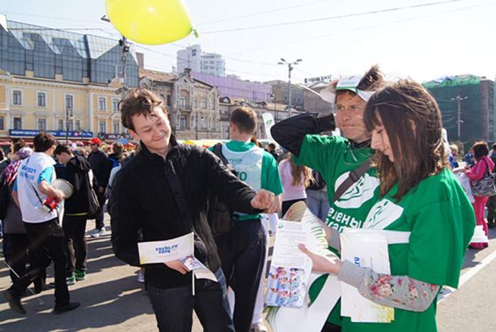 «Зеленый марафон» во Владивостоке прошел при поддержке волонтеров ВГУЭС