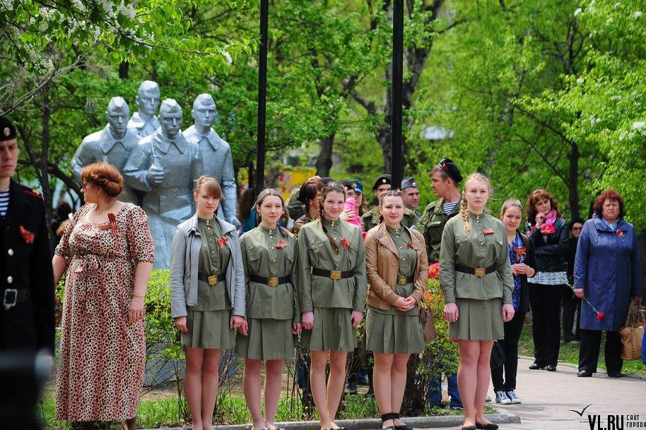 Студенты  ВГУЭС приняли участие в праздничном мероприятии, посвященном Дню Победы
